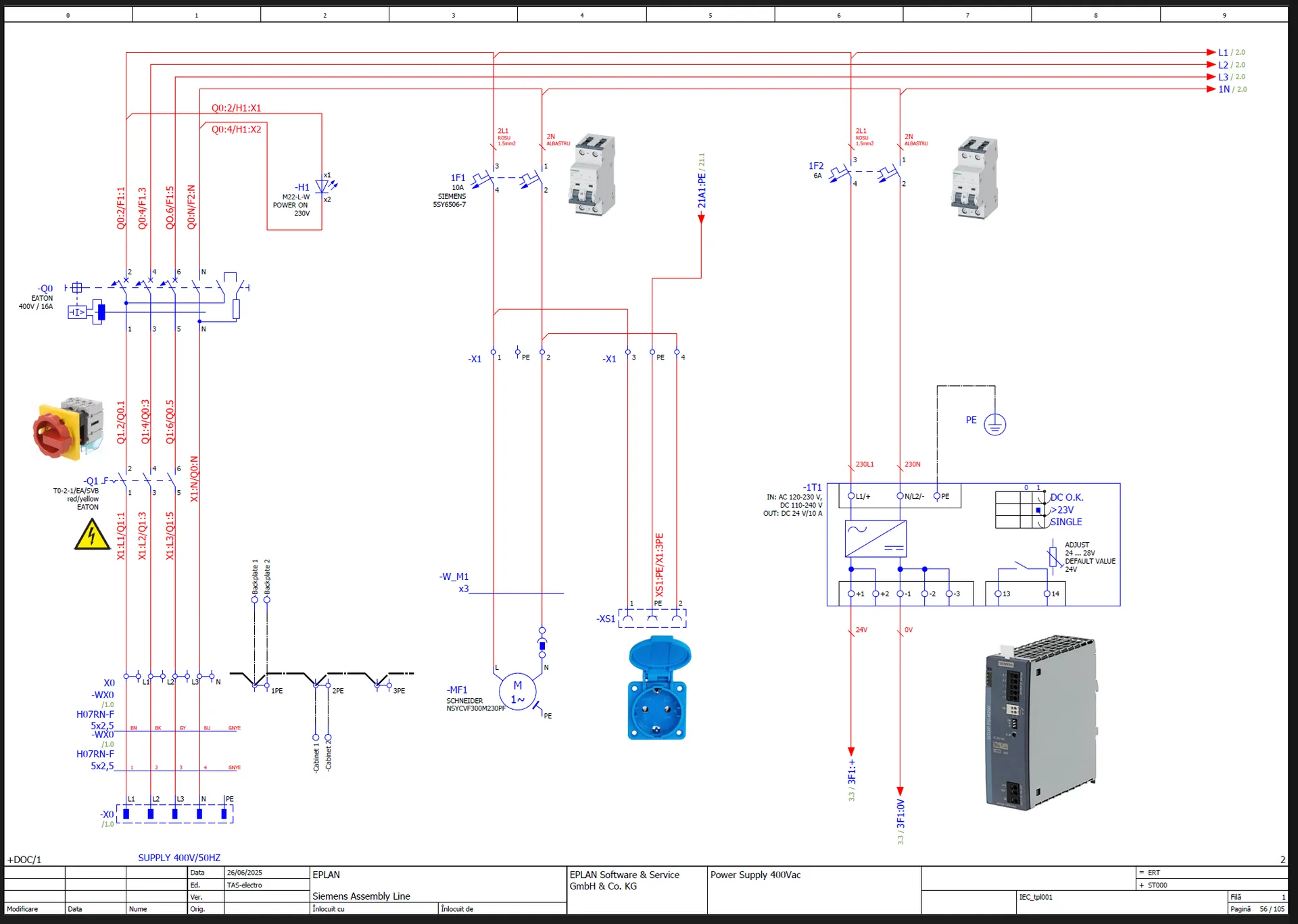EPLAN engineering workflow and digital panel planning